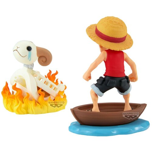Banpresto One Piece Luffy i Going Merry Log Stories figura 8cm Slike