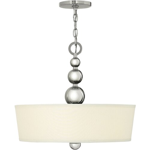 Elstead Lighting Hinkley HK-ZELDA-P-B-PN - Luster na lancu ZELDA 3xE27/60W/230V sjajni hrom Cene