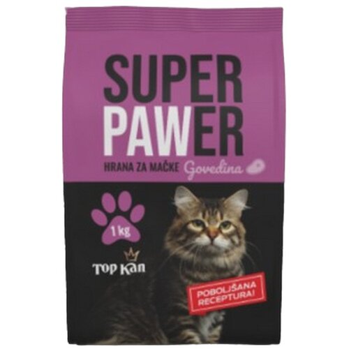 SUPER PAWER Hrana za mačke SUHA 1KG GOVEDINA Cijene