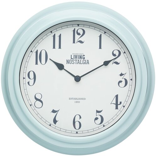 Kitchen Craft modra stenska ura Living Nostalgia Blue, ⌀ 25,5 cm Slike