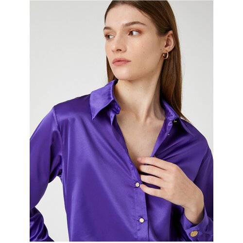 Koton Satin Shirt Long Sleeve Buttoned Slike