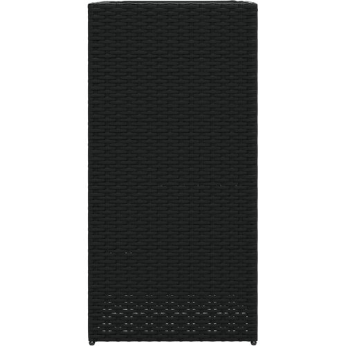  Vrtne sadilice 2 kom crna 40 x 40 x 80 cm od poliratana Slike
