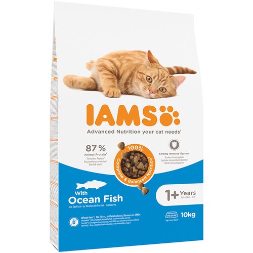 IAMS Advanced Nutrition Adult Cat z morsko ribo - 10 kg Slike