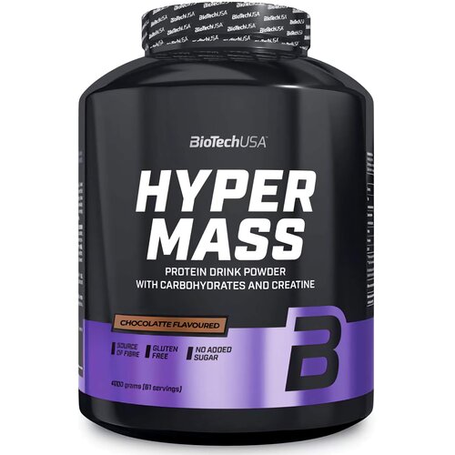 Biotechusa hyper mass 4000g - proteinski gainer za brzu masu - kuki krem 1kg Slike