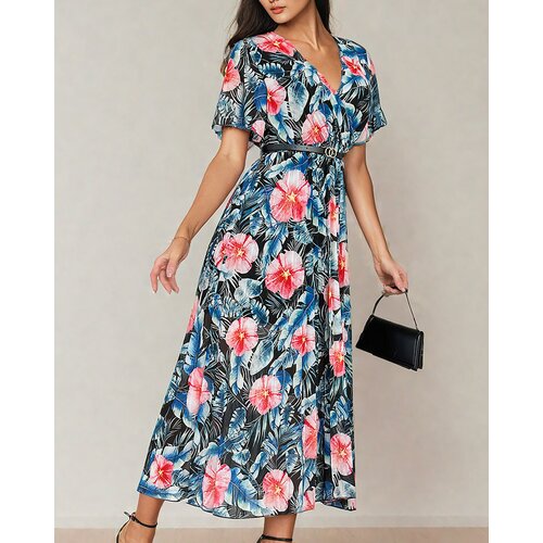Resti Women's pleated floral midi dress Cene