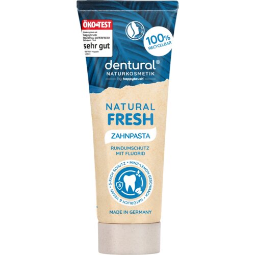 Happybrush Natural SuperFresh zobna pasta - 75 ml Slike