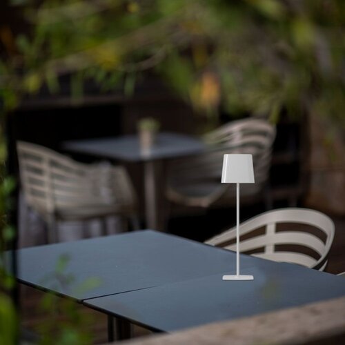  LED Solarna magnetna stona lampa LED/5W/5V 3000-6000K 3600 mAh IP65 bela Slike