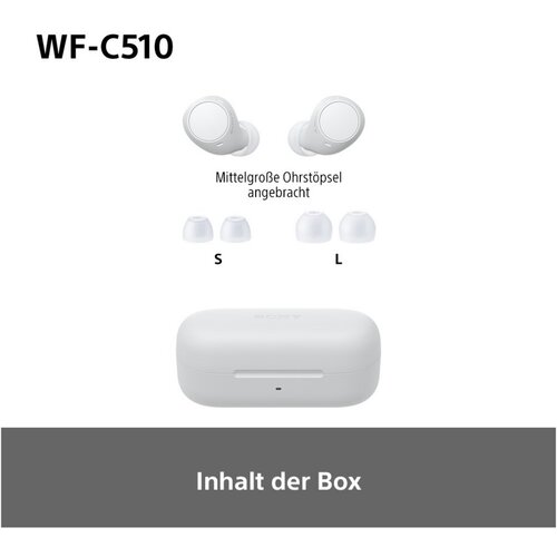 Sony WF-C510 bijeli True Wireless slu&amp;scaron;alice Slike