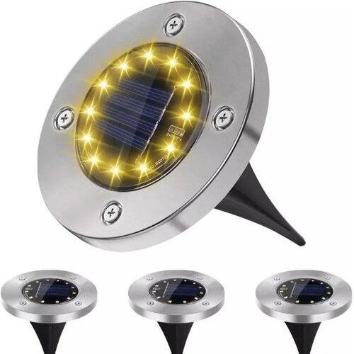  dekorativne solarne disk led lampe za dvoriste - led lampe, 4 u kompletu Cene