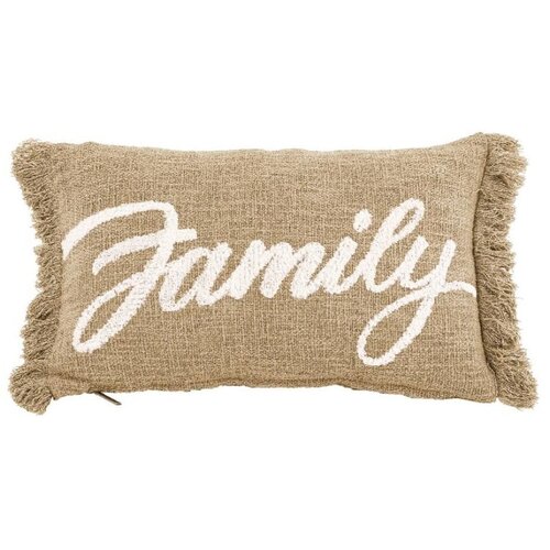 Tiseco Home Studio Okrasna blazina 50x30 cm Cotton Slub Family - Tiseco Home Studio Cene
