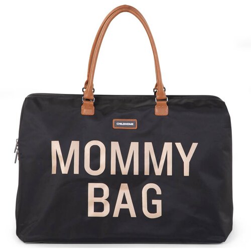 Childhome Torba Mommy Bag Big črna zlata Cene