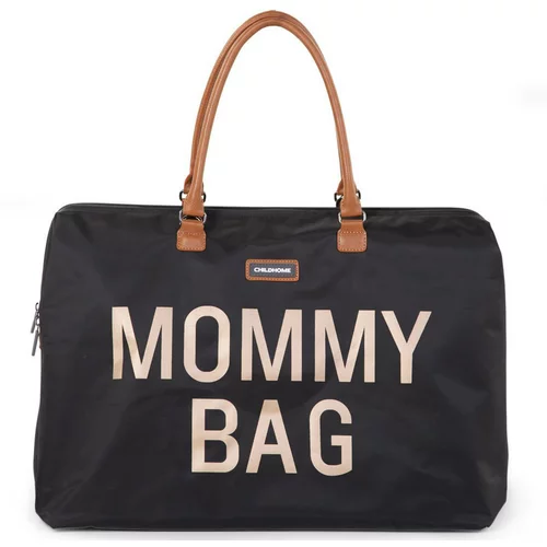 Childhome Torba Mommy Bag Big črna zlata