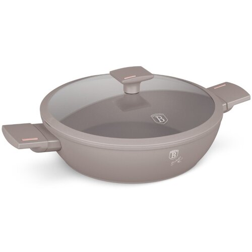 Berlinger Haus šerpa plitka sa poklopcem 28CM taupe collection BH-8098 Cene
