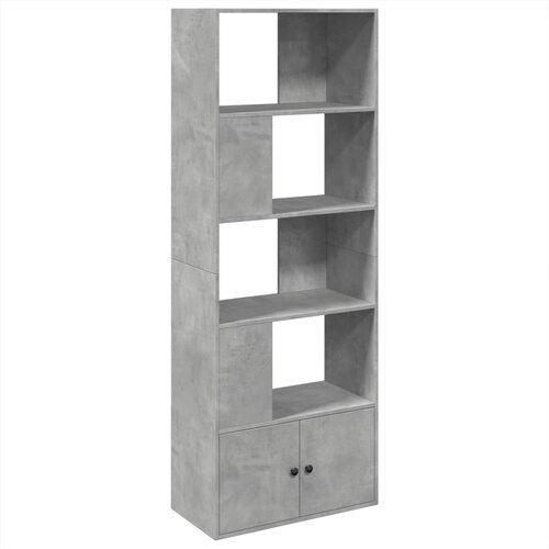 Maison Chic Knjižna omara - Knjižni regal betonsko siva 70x36x189 cm inženirski les, (21726051) Cene