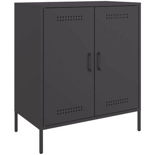 Maison Chic Komoda - Predalnik črna 68x39x79 cm jeklo, (21715752) Cene