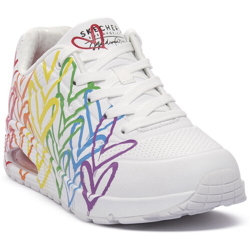 Skechers Nizke superge WMLT UNO FULL LOVE Bela Cene