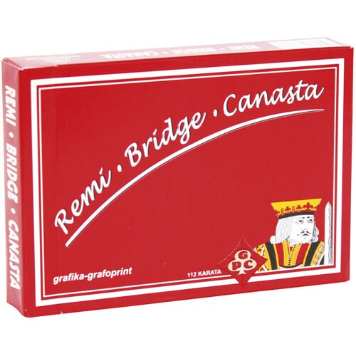  IGRALNE KARTE REMI-BRIDGE-CANASTA 1/112 GRAFIKA GRAFOPRINT Cene