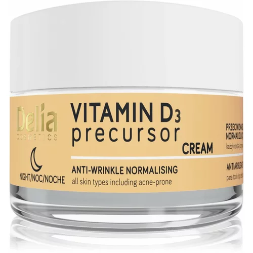 Delia Cosmetics Vitamin D3 Precursor krema za noć protiv bora 50 ml