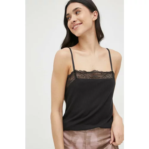 Calvin Klein Underwear Zgornji del pižame črna barva