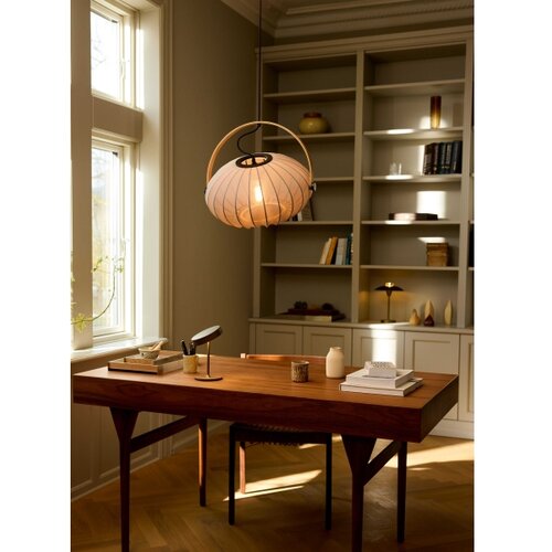 Halo Design 746354 - Visilica na sajli DC 1xE27/40W/230V prečnik 40 cm siva/hrast Slike