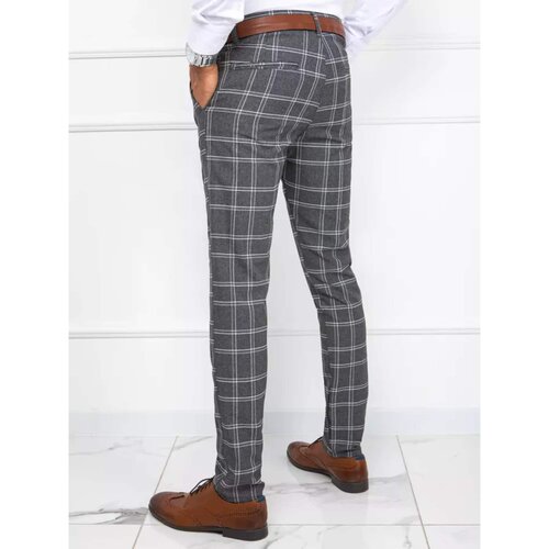 DStreet Dark gray UX3773 men's trousers Slike