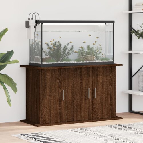 vidaXL Stojalo za akvarij rjavi hrast 101x41x58 cm inženirski les Cene