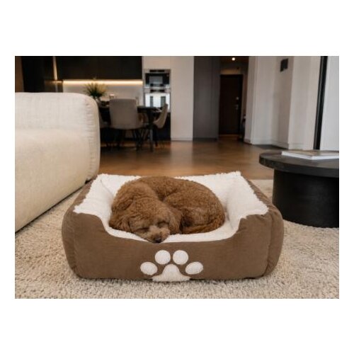 PET COMFORT Krevet za pse braon 50 x 38 x 17 cm Slike
