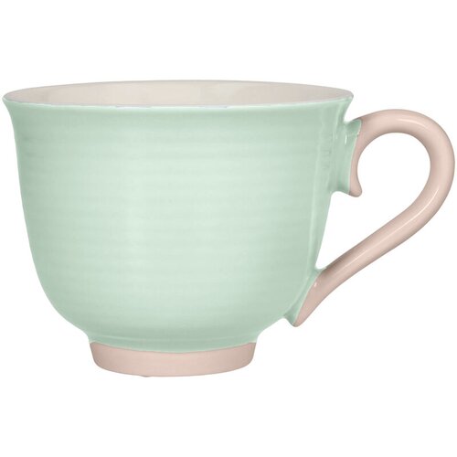 Tognana Jumbo skodelica Colorblock 500ml / zeleno-roza / porcelan, (5000267838) Slike
