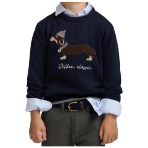 Silbon Puloverji FW263020802162 Modra Slike