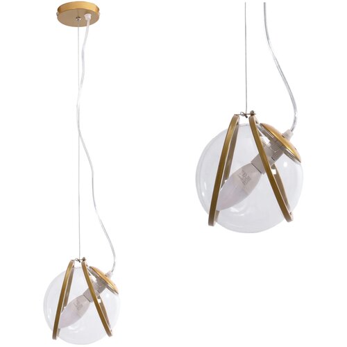 Toolight viseća svjetiljka APP1089-1CP zlatna transparent Cijene