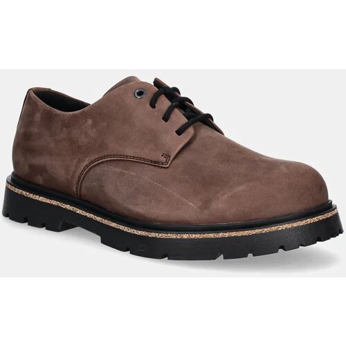 Birkenstock Cipele od nubuk kože Highwood Lace Low boja: smeđa, 1028093 Cijene