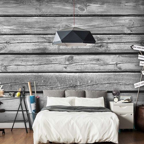  Samoljepljiva foto tapeta - Old Barn Wood 245x175 Slike