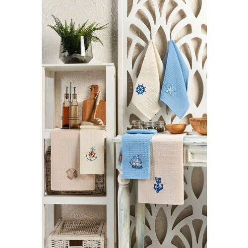 Marin Multicolor Kitchen Towel Set (6 Pieces) Slike