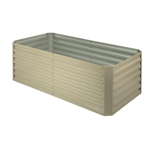 Blumfeldt High Grow Straight, visoka greda, 180 x 60 x 90 cm, 970 l, jeklo, pocinkano, bež barva, (20500228) Cene