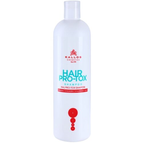 Kallos Cosmetics hair pro-tox &amp;scaron;ampon za suhu i o&amp;scaron;tećenu kosu 500 ml za žene Slike