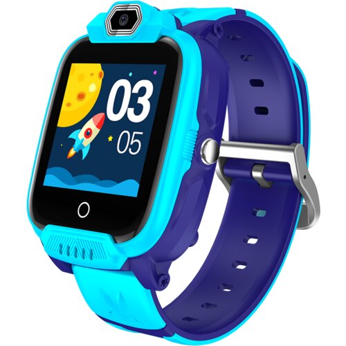 Canyon jondy KW-44, Kids smartwatch, 1.44''IPS colorful screen 240*240, ASR3603S, Nano SIM card, 192+128MB, GSM(B3/B8), LTE(B1.2.3.5.7.8.20) 700mAh battery, built in TF card: 512MB, GPS,compatibility with iOS and android, host: 53.3*43.5*16mm strap: 230*20mm, 48g, Blue Cene