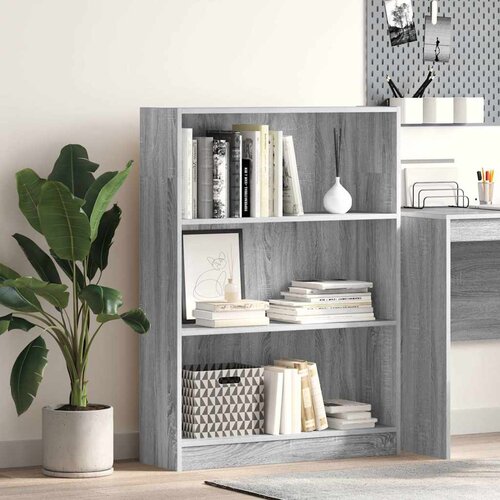  Regal za knjige boja hrasta 80x24x109 cm konstruirano drvo Cijene