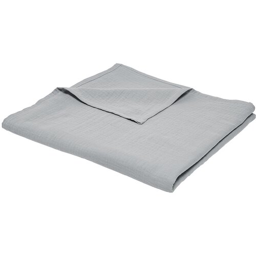 Today Posteljna pregrinjala Plaid XL 150/200 Gaze de coton Essential Acier Siva Cene