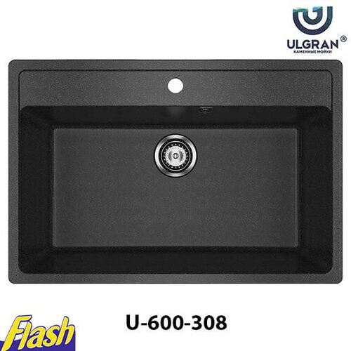  granitna sudopera usadna kvadratna - ulgran - U-600 - (5 boja) 308 - crna Cene