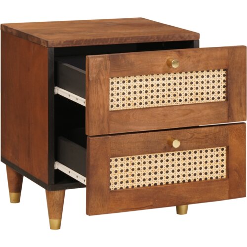 VidaXL Noćni ormarići s ladicama 2 pcs 40 x 33.5 x 46 cm Slike