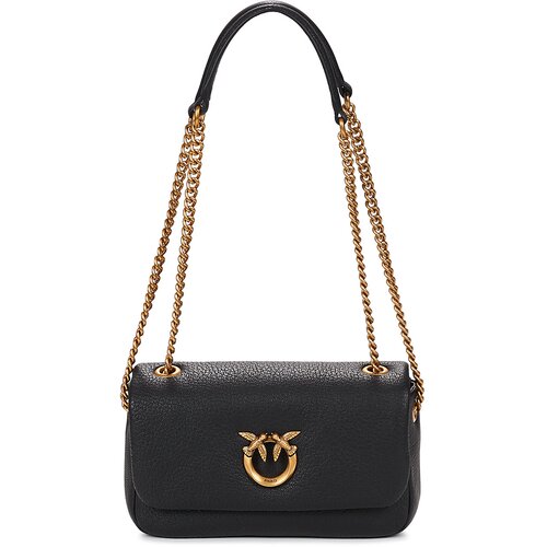 Pinko CLICK SOFT HORIZONTAL CHAIN MN. BOTTALATO GRANDE Crna Slike