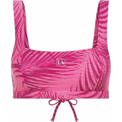LASCANA ACTIVE Sportski bikini gornji dio roza / bordo / bijela