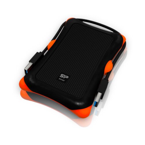 Silicon Power 2TB 2.5&amp;#039;&amp;#039; USB 3.0 ARMOR A30 (CRNI) - SP020TBPHDA30S3K eksterni hard disk Slike