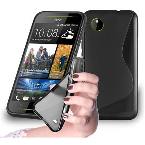 Cadorabo Case, združljiv s HTC v oksidnem črni barvi - za&scaron;čitni pokrov iz fleksibilnega silikona TPU, (20602669) Cene