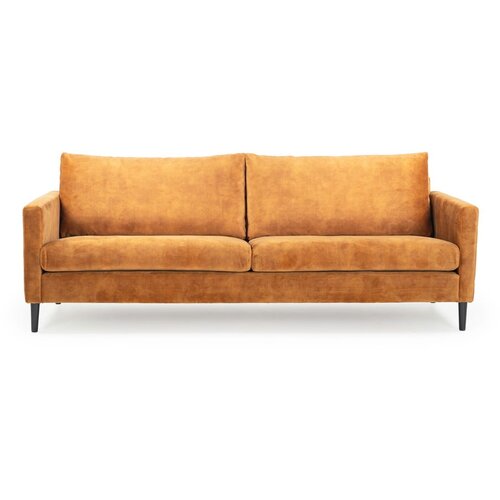 Scandic žuta sofa s baršunastom površinom Adagio, širine 220 cm Cijene