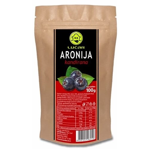 Lucar Suva aronija LUČAR kandirana 100g Cene