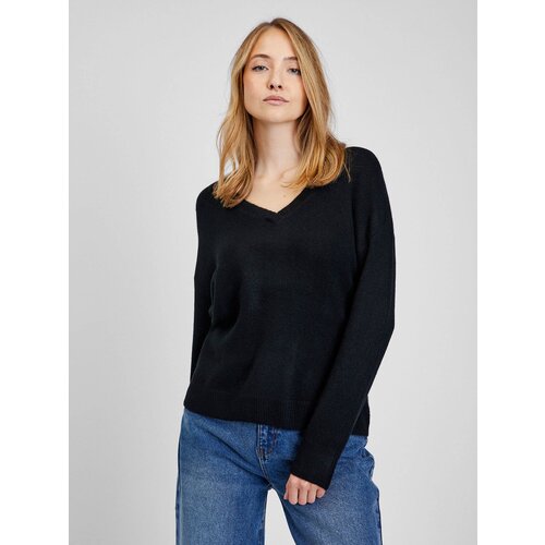 GAP Knitted sweater with V-neck - Women Cene