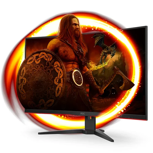  MONITOR AOC 31.5" C32G2ZE Full HD Zakrivljeni. Frameless.16:9,240Hz, 4ms, 300 cd/m2, 4000:1, HDMIx2. DP, vesa