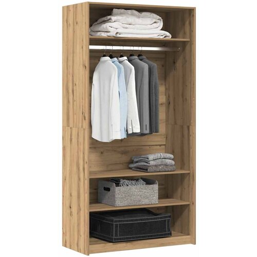 VidaXL Ormar Artisan hrast 100x50x200 cm konstruirano drvo Slike