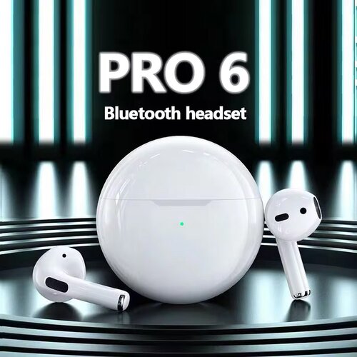  Bluetooth slu&amp;scaron;alice AirPhones Pro 6 HQ tamno plave Slike